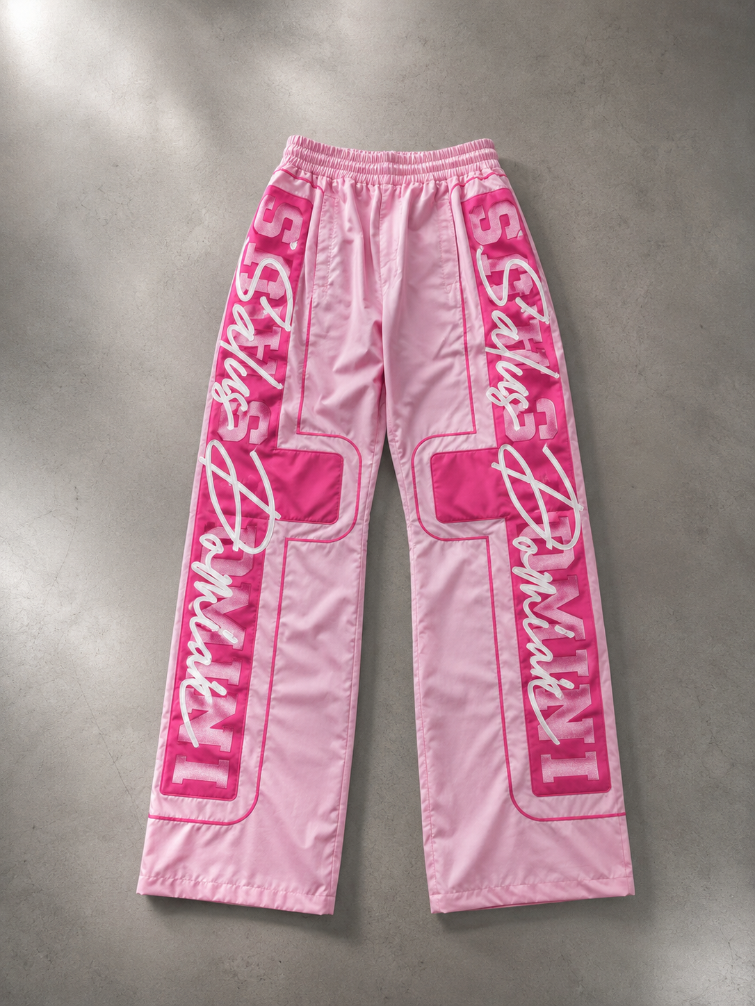 EVERYTHING PINK Nylon Track Pants