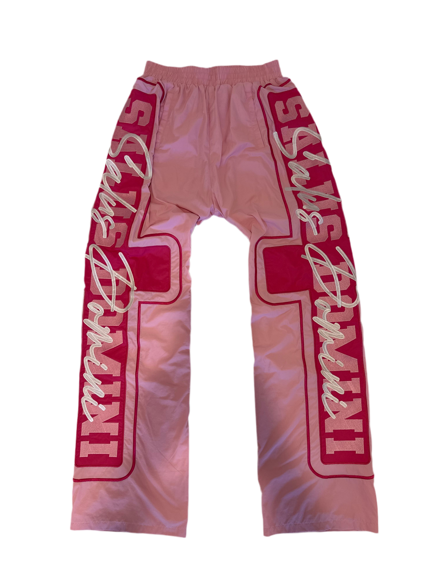 EVERYTHING PINK Nylon Track Pants