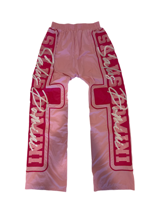 EVERYTHING PINK Nylon Track Pants